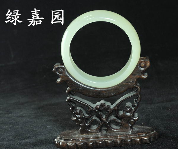 和田白玉手环
