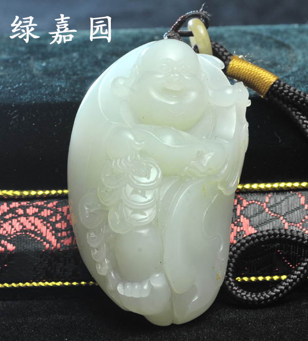 和田白玉籽料把玩件